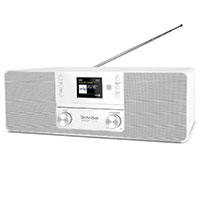 Technisat DigitRadio 370 CD IR DAB+/FM Radio m/CD + Bluetooth - Hvid