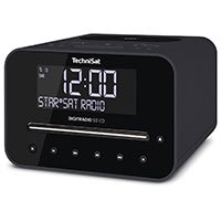 Technisat DigitRadio 52 Clockradio Vkkeur m/DAB+/FM Radio (Bluetooth/CD) Sort