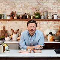 Tefal Jamie Oliver Kobber Suppegryde m/Lg (16cm)