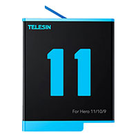 Telesin Batterioplader m/Batterier t/GoPro Hero 9/10/11 (3 Slots)