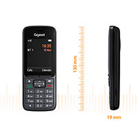 Gigaset SL800H Pro Trdls telefon - Udvidelsesenhed (2,4tm display)