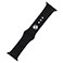 TelForceOne Silikone Rem t/Apple Watch M/L (38-41mm) Sort