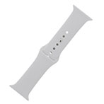 TelForceOne Silikone Rem t/Apple Watch /SM (38-41mm) Ivory