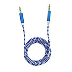 Tellur Basic Minijack Kabel - 1m (3,5mm Han/Han) Blå