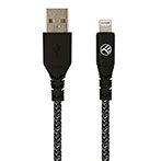 Tellur Green Lightning Kabel - 1m (USB-A/Lightning) Sort