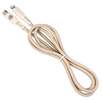 Tellur Green Lightning Kabel - 1m (USB-C/Lightning) Cream