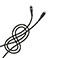 Tellur Green Lightning Kabel - 1m (USB-C/Lightning) Sort