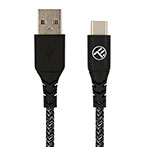 Tellur Green USB-C Kabel - 1m (USB-A/USB-C) Sort