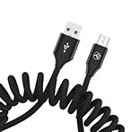 Tellur Spiral MicroUSB Kabel - 1,8m (USB-A/MicroUSB)