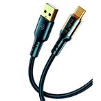 Tellur USB-C Kabel - 100cm (USB-A/USB-C) Sort
