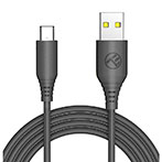 Tellur USB-C Kabel - 1m (USB-A/USB-C) Sort
