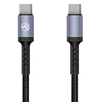 Tellur USB-C Kabel 60W - 1m (USB-C/USB-C) Sort
