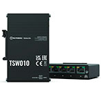 Teltonika TSW010 DIN Rail Switch (5xRJ45)