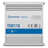 Teltonika TSW110 Industrial Netvrk Switch 5 port - 10/100/1000 Mbps (1,8W)