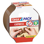 Tesa Express Emballagetape Riv-let (50m x 50mm) Brun