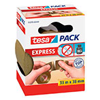Tesa Express PVC Emballagetape (33m x 38mm) Brun