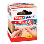 Tesa Express PVC Emballagetape (33m x 38mm) Klar