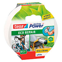 Tesa Extra Power Eco Repair Tape (20m x 38mm) Hvid