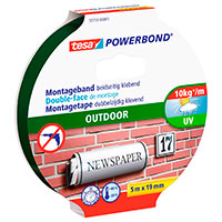 Tesa Powerbond Monteringstape 19mm - 5 meter (Udendørs)