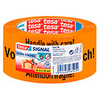 Tesa SIGNAL Advarselstape 50mm - 66 meter - Orange