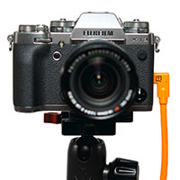 Tether Tools TetherPro USB-C Kabel m/Hjre Vinkel - 4,6m (USB-C/USB-C) Orange