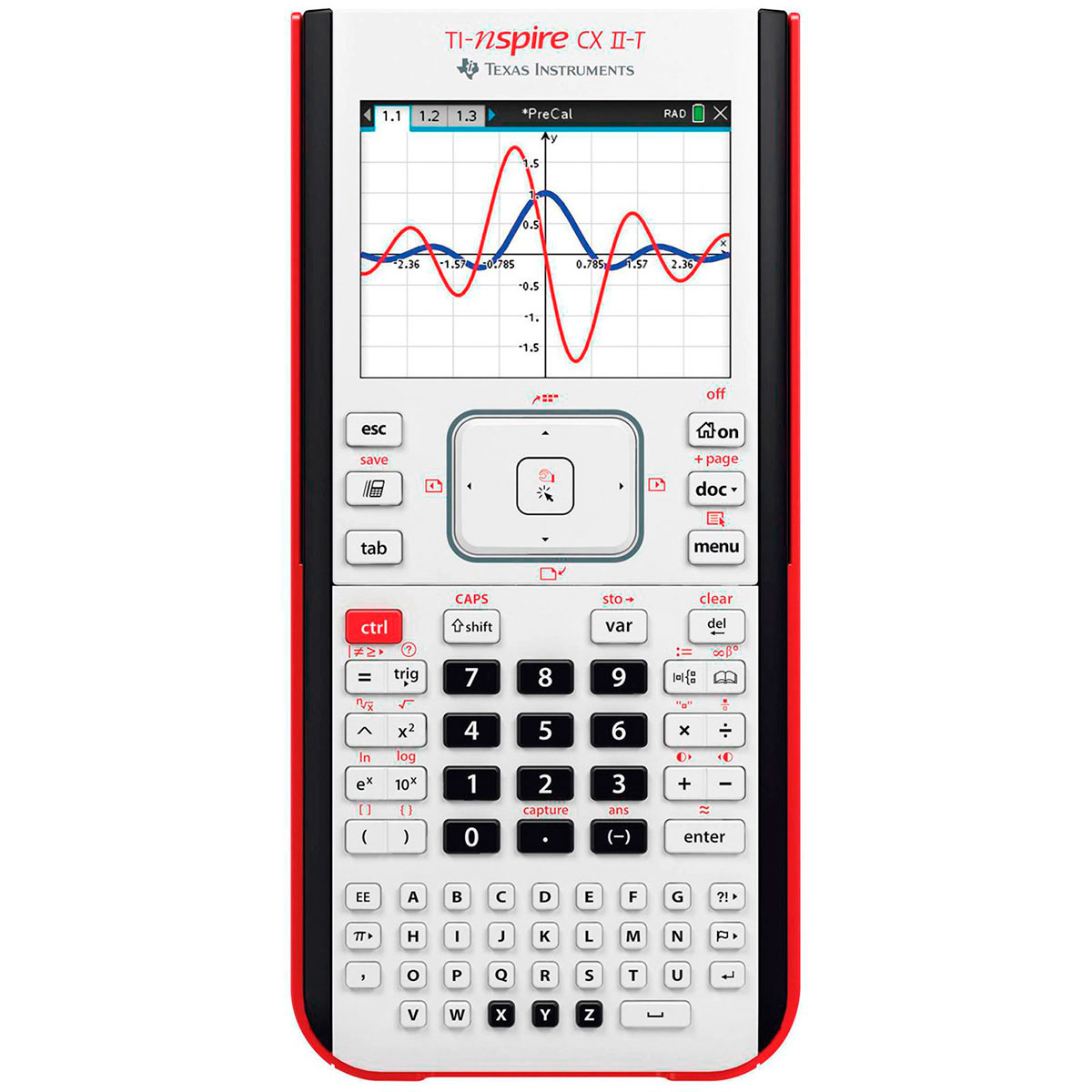 glimt Grunde frost Texas Instruments Lommeregner TI NSpire CX II-T (Grafisk)