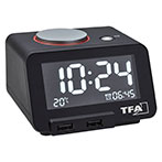 TFA Homtime Digital Vækkeur (2x USB-A til opladning)