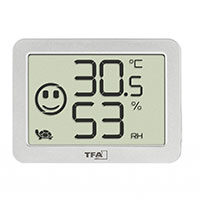 TFA-Dostmann 30.5055.02 Digitalt Termometer m/Hygrometer (Inde)