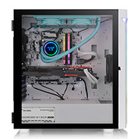 Thermaltake H590 TG ARGB PC Kabinet m/RGB (ATX/EATX/Micro-ATX/Mini-ITX) Hvid