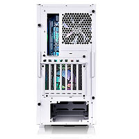 Thermaltake Tower PC Kabinet m/RGB (ATX/ITX) Hvid