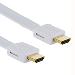Thomson HDMI kabel High Speed - 1,5m (Flad) Hvid