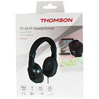 Thomson HED4407 Hovedtelefon til TV (8 meter kabel) Sort