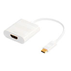 USB-C til HDMI adapter (4K) - Hvid