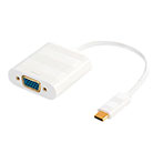 USB-C til VGA adapter (1080P) - Hvid