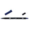 Tombow 569 ABT Soft Pen (Dual Brush) Jet Blue