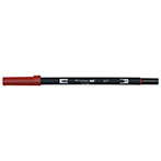Tombow 837 ABT Soft Pen (Dual Brush) Wine Red