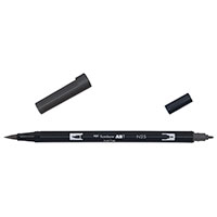 Tombow N25 ABT Soft Pen (Dual Brush) Lamp Black