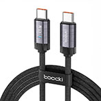 Toocki Lightning Kabel 20W - 1m (USB-C/Lightning) Sort