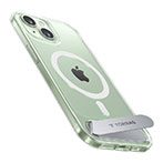 Torras Upro Pstand Cover t/iPhone 15 - Transparent