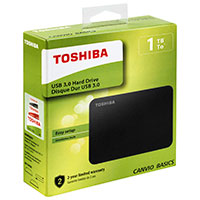 Toshiba Canvio Basics Ekstern Harddisk (USB 3.2) 1TB