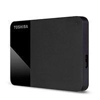 Toshiba Canvio Ready Harddisk 2TB (USB 3.2) 2,5tm - Sort