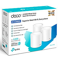 TP-Link Deco X50 WiFi Router - 3000Mbps (WiFi 6) 3pk