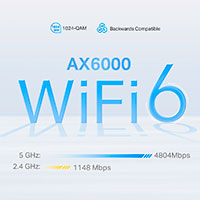 TP-Link Deco X80-5G WiFi Router - 6000Mbps (WiFi 6)