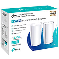 TP-Link Deco X95 WiFi Router - 7800Mbps (WiFi 6) 2pk