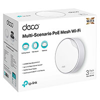 TP-Link Deco X50-PoE WiFi Mesh System - 3000Mbps (WiFi 6) 3pk