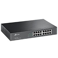 TP-Link FE TL-SF1016DS Netvrk Switch 16 Port - 10/100Mbps (Cat5)