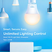 TP-Link Tapo L510E Smart WiFi LED Pre E27 Mat - 8,7W (2pk)