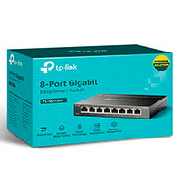 TP-Link TL-SG108E Netvrk Switch 8 port - 10/100/1000 Mbps (3,55W)