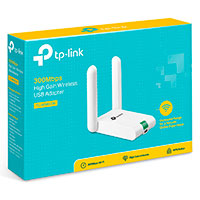TP-Link TL-WN822N High Gain USB WiFi Adapter m/Antenne (300 Mbps)