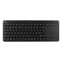 Trådløst Mini Tastatur (m/touchpad) Sort - Deltaco